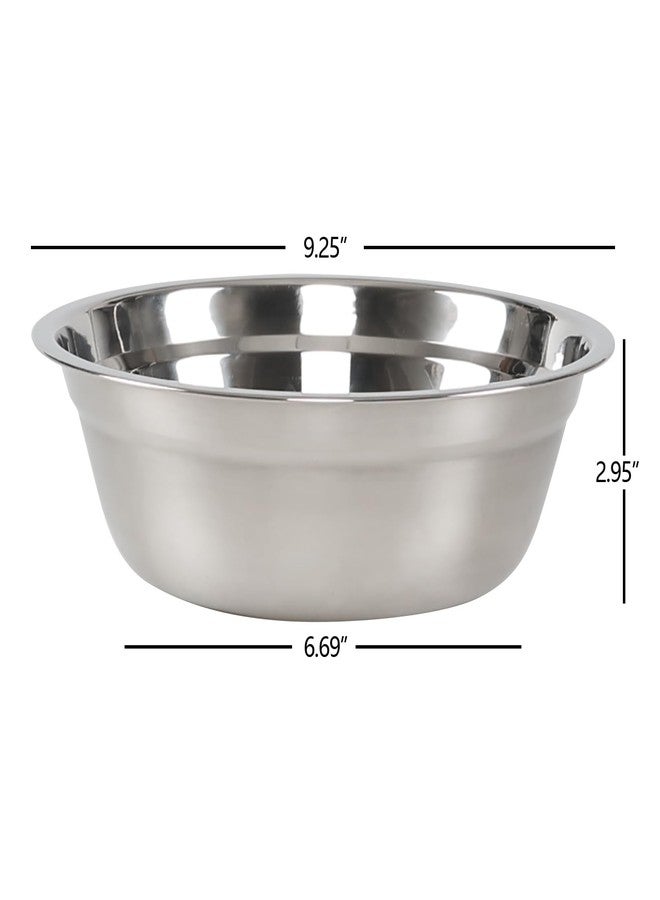 Xyskin Set of 4 Stainless Steel Mixing Bowl Set, Metal Serving Bowls, Great for Cooking, Baking, Prepping - Image 2