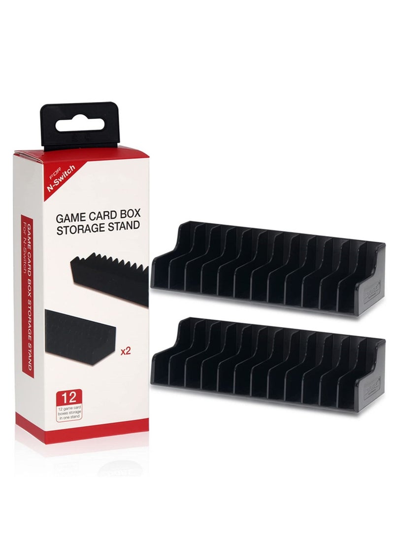 Multi-Function Game Card Storage Rack for PS4 PS5 Switch Game Card Holder CD Case Stand and Video Game Tower Organizer
