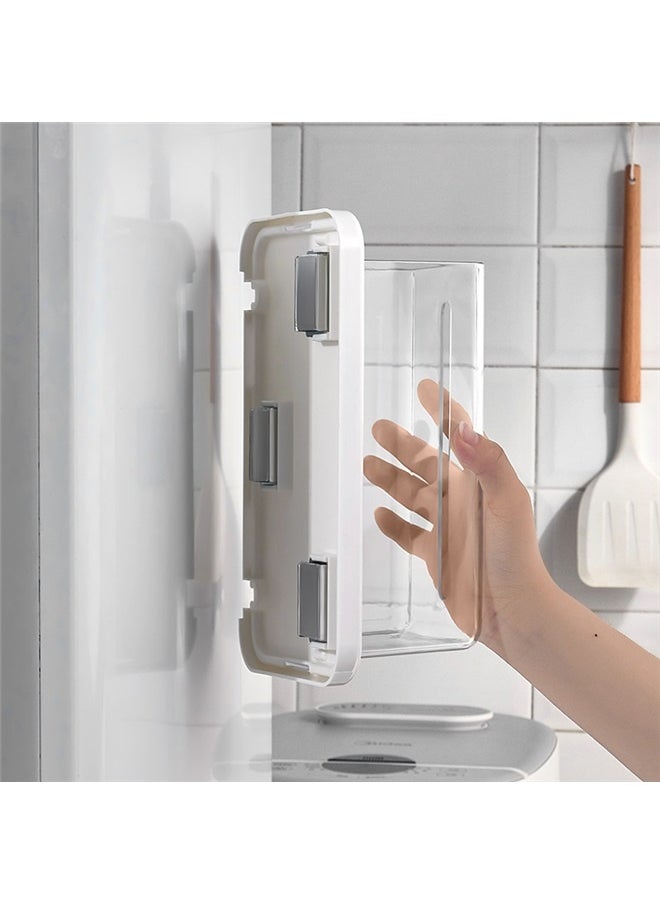 Generic - Box Shelves Decor for Shelf Refrigerator Stand Toilet Paper Dispenser Paper Towel Holder Wall Tissue Dispenser Container Toilet Paper Holder，Wall Mounted Paper Roll Tissue Box 25.7*9.5*15.3cm - Image 1