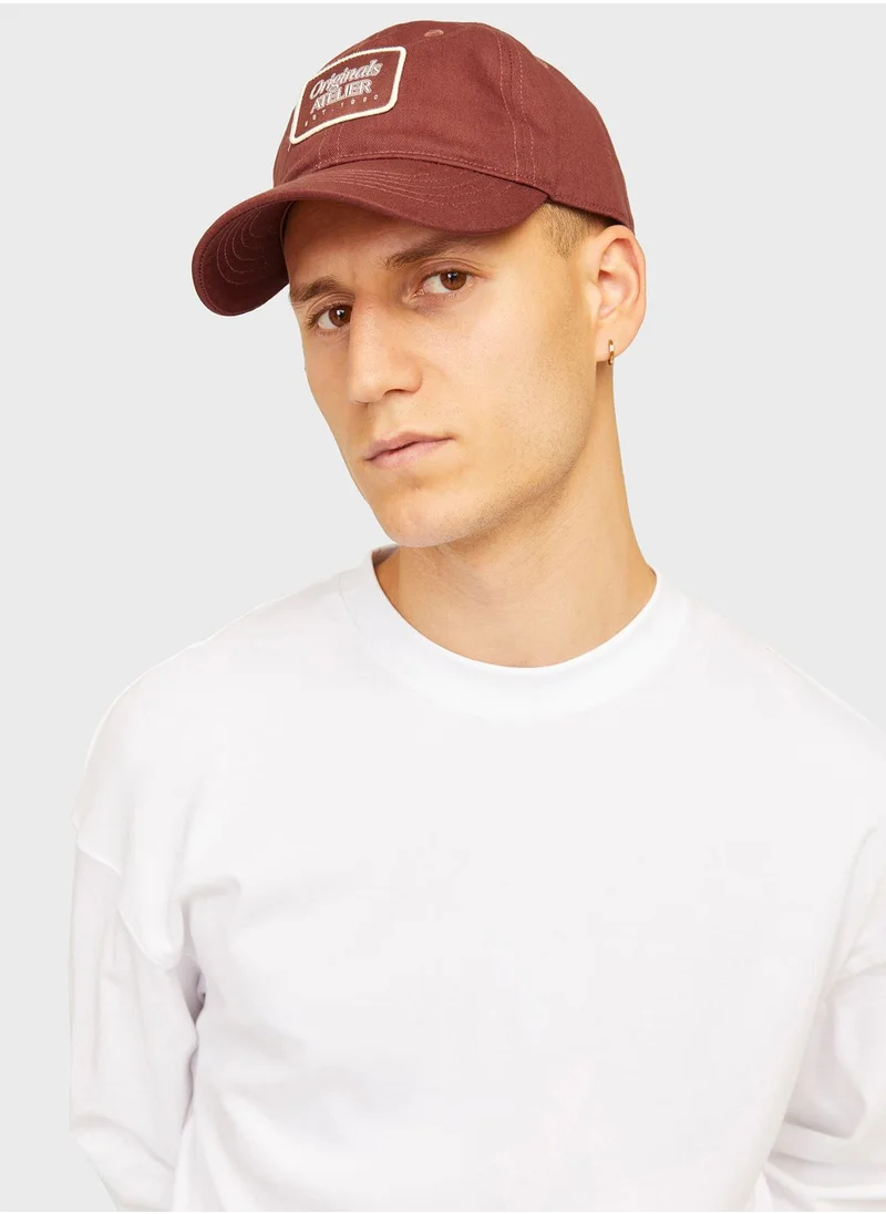 JACK & JONES Jacwise Baseball Logo Print Cap