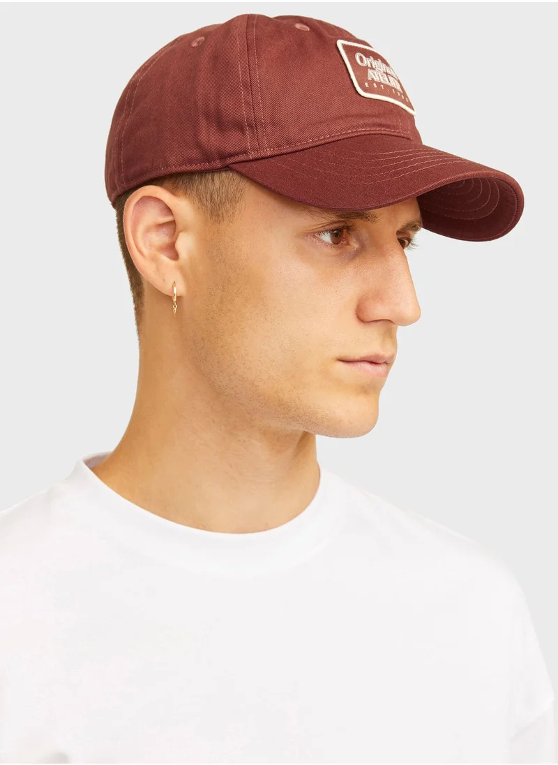 JACK & JONES Jacwise Baseball Logo Print Cap