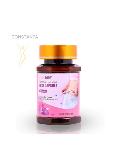 Saffron Weight Loss Capsules for Fat Burning 60 Capsules