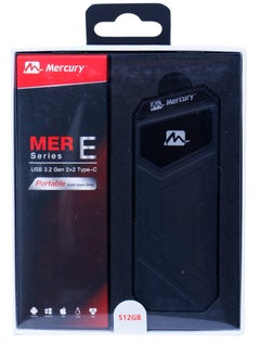 ميركيري قرص صلب خارجي محمول من ميركوري، سعة 512 جيجابايت، بمنفذ USB 3.2 من الجيل الثاني من النوع C، سرعة قراءة 2100 ميجابايت/ثانية، سرعة كتابة 1800 ميجابايت/ثانية، إضاءة RGB، متوافق مع أجهزة الكمبيوتر الشخصية واللوحية وأجهزة ماك وهواتف أندرويد وويندوز وماك وأندرويد 