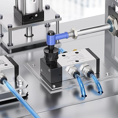TAILONZ PNEUMATIC 3/8"NPT 5 Way 2 Postion Air Hand Lever Operated Valve Pneumatic Solenoid Valve Manual Control Push-Pull 4H310-10 - Image 4