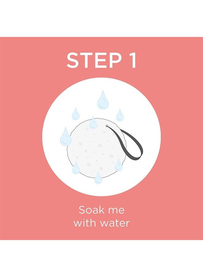 spongelle Flower Boxed 14+ Uses Bath Mitts and Cloths, Bulgarian Rose - Image 4