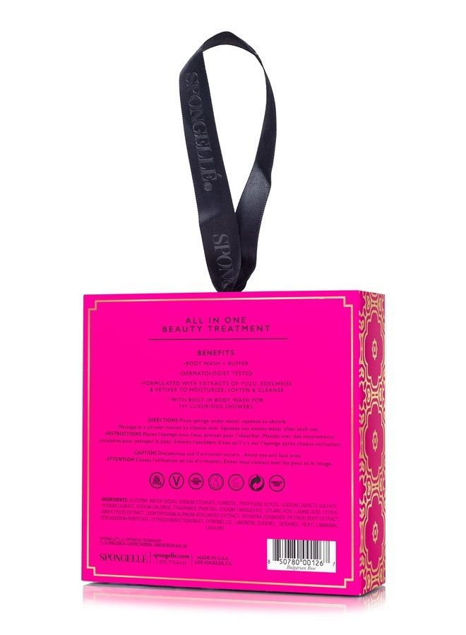 spongelle Flower Boxed 14+ Uses Bath Mitts and Cloths, Bulgarian Rose - Image 3