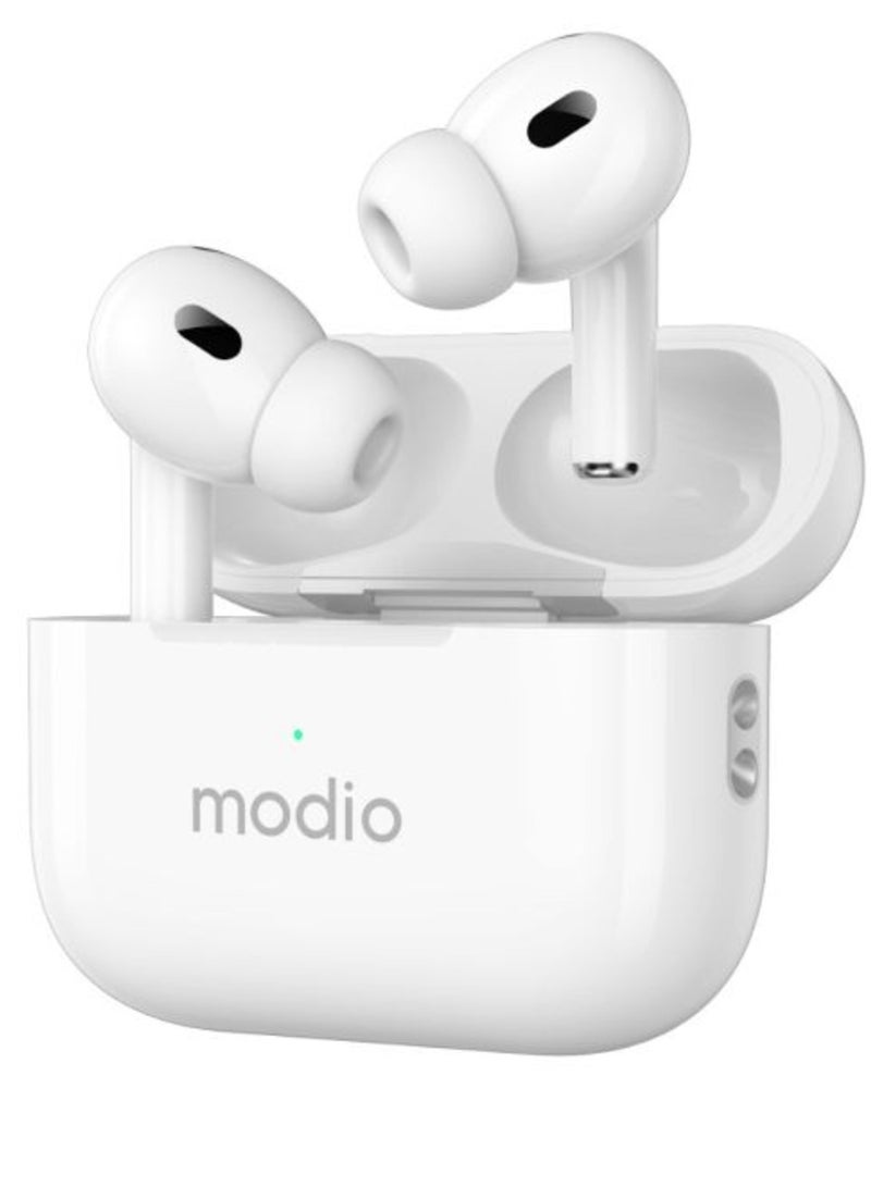 ELTRAZONE ME16 Wireless Bluetooth Earbuds Pro for Android & iPhones – Premium Sound, Comfortable Fit, and Seamless Connectivity (White) - Image 3