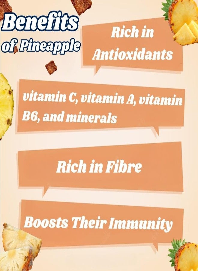 WiggleBoo 30g Chicken & Pineapple Hamster Treat | High-Protein Snack | Antioxidant-Rich | Crunchy & Healthy | Wholesome | Training | Easy to Digest - Image 3