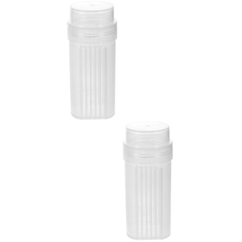 2pcs Slides Staining Jar Coplin Staining Jars Microscope Slide Holder For Laboratory - Image 1