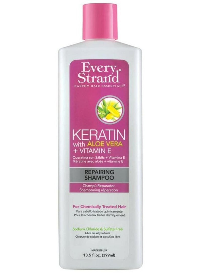 إيفري ستراند شامبو بالكيراتين لاصلاح الشعر المعالج كيميائيا من ايفري ستراند 399 مل - Image 1