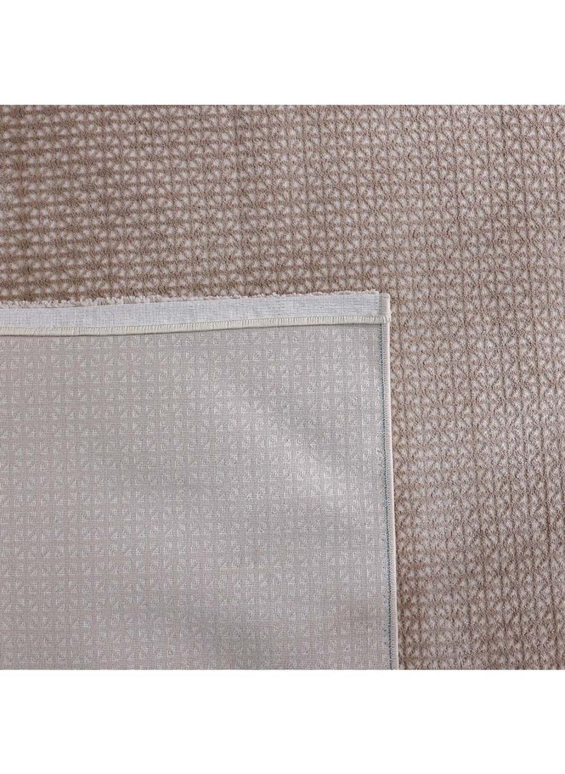 DANUBE HOME Modern Mose Rug  Polypropylene + Polyester Area Rug Floor Covering L300xW200cm-Beige  - Image 3