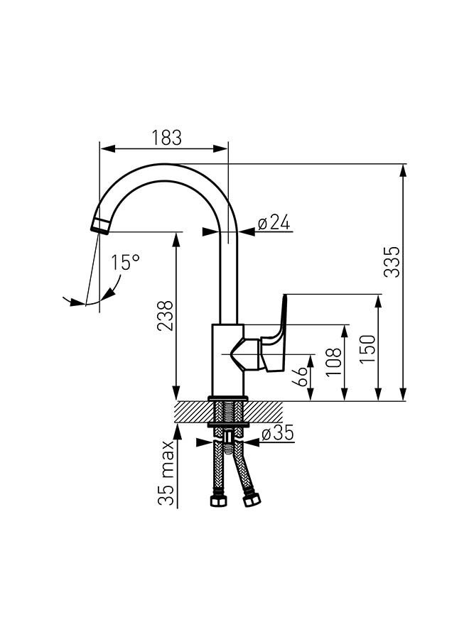سار ديزاين SD خلاط مطبخ شجره نايل 1144 - Image 4