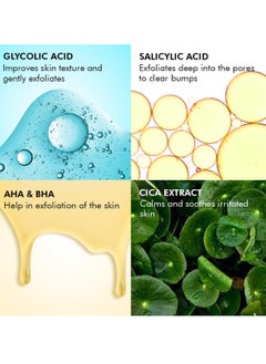 CONSCIOUS CHEMIST Conscious Chemist Salicylic Acid Face Wash 100ML Exfoliating Face Mask 50ML For Oily Acne Prone Skin  Pack of 2  - Image 2