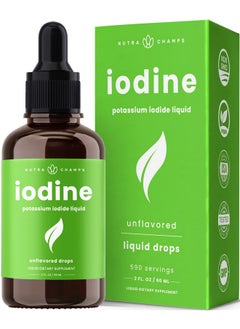 Iodine Drops (12 Year Supply) Vegan Liquid Iodine Supplement Solution Supports Thyroid Health Hormones & Weight Tasteless Higher Absorption Than Tablets Iodine Tincture 590 Servings - pzsku/Z062B0C3AACC2E4B7F714Z/45/_/1698053933/83170c38-5165-40e4-a6f1-fb0a3387ba31