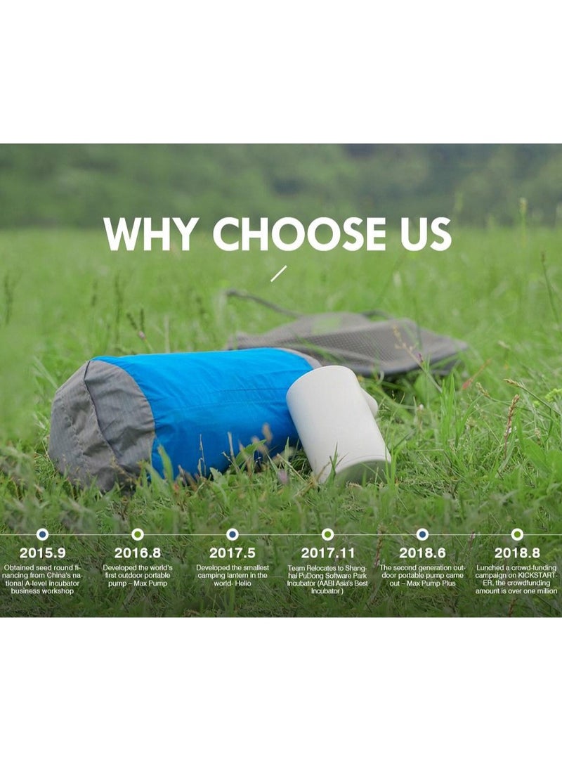 Tiny Pump Portable Air Pump Camping Equip Compressor Quick Inflate Deflate Rechargeable for Hiking/Float/Air Bed - Image 2