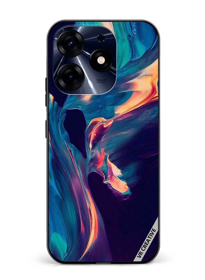 VR CREATIVE Protective Case Cover For Tecno Spark 10 Pro Abstract Design Multicolour - Image 1