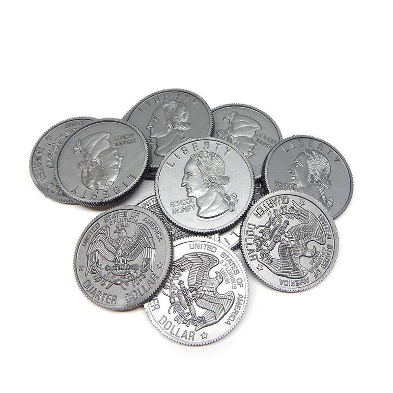 hand2mind hand2mind Fake Money Coin Classroom Set, Detailed Fake Coins, Prop Money, Toy Money, Play Money for Kids, Realistic Money, Pretend Money for Kids Learning, Play Money Set, Plastic Coins (Set of 768) - Image 5