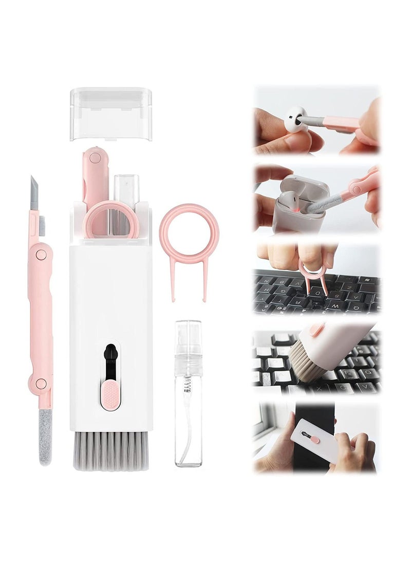 GGEROU 7-in-1 Cleaner Set Laptop Screen Keyboard Earbud Cleaner Kit for Airpods MacBook iPad iPhone iPod - Image 1
