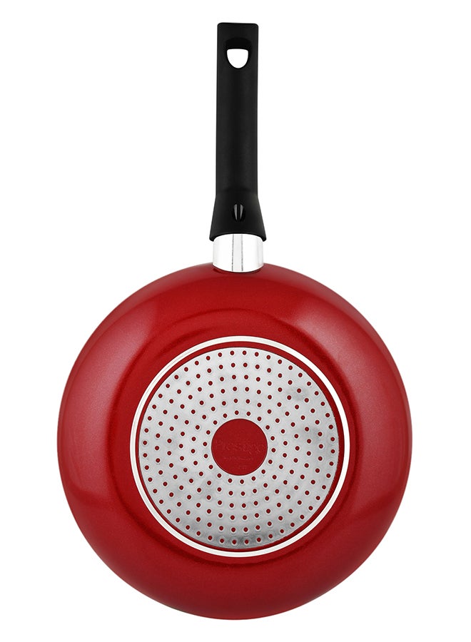 Prestige Safe Cook Open Frypan Red 26cm - Image 4