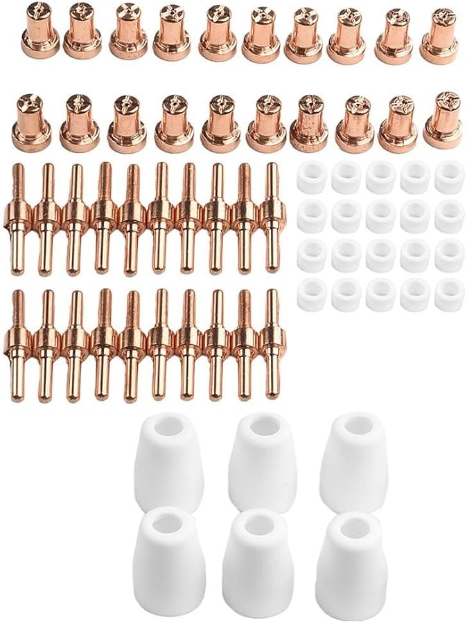 66 قطعة مجموعة مستلزمات قاطع البلازما لآلة القطع بالبلازما CUT40 CUT50 CUT55 CT312 CT418 520TSCPF - Image 1