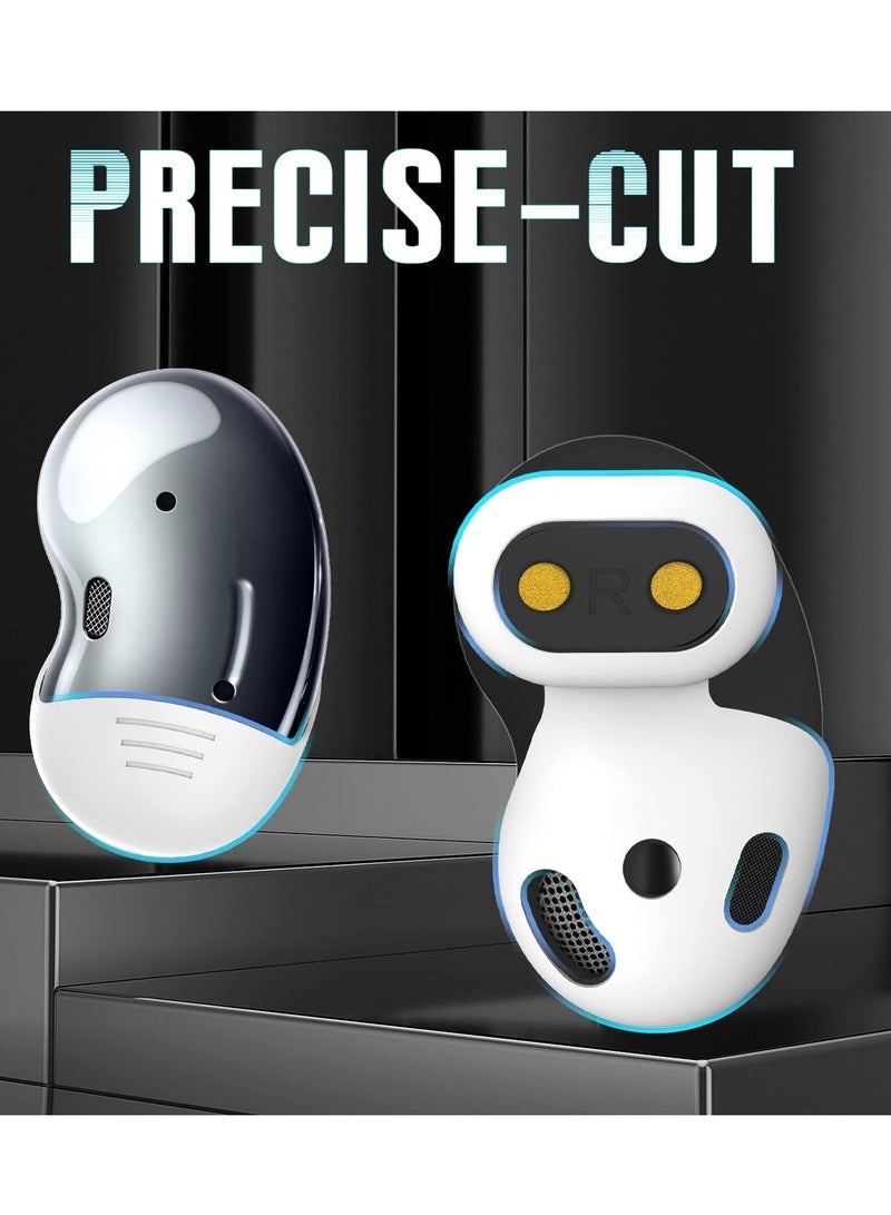 KASTWAVE 8 Pairs Ear Tips for Galaxy Buds Live, Silicone Covers Eartips Accessories Compatible with Samsung Galaxy - Image 2