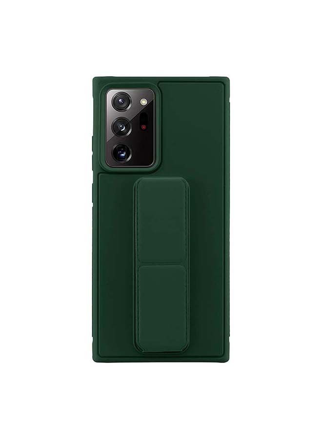 3-in-1 Magnetic Wrist Strap Hand Grip With Stand Case Cover For Samsung Galaxy Note20 Ultra Green - Image 1