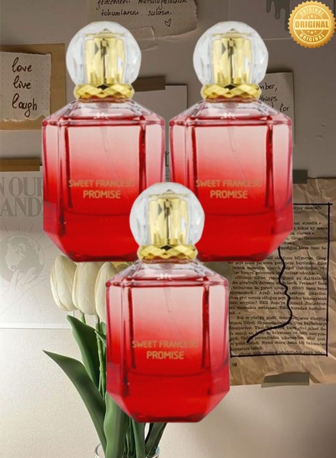 PROMISE 3 Pieces Sweet Franceso Promise Perfume EDP 75ML - Image 1