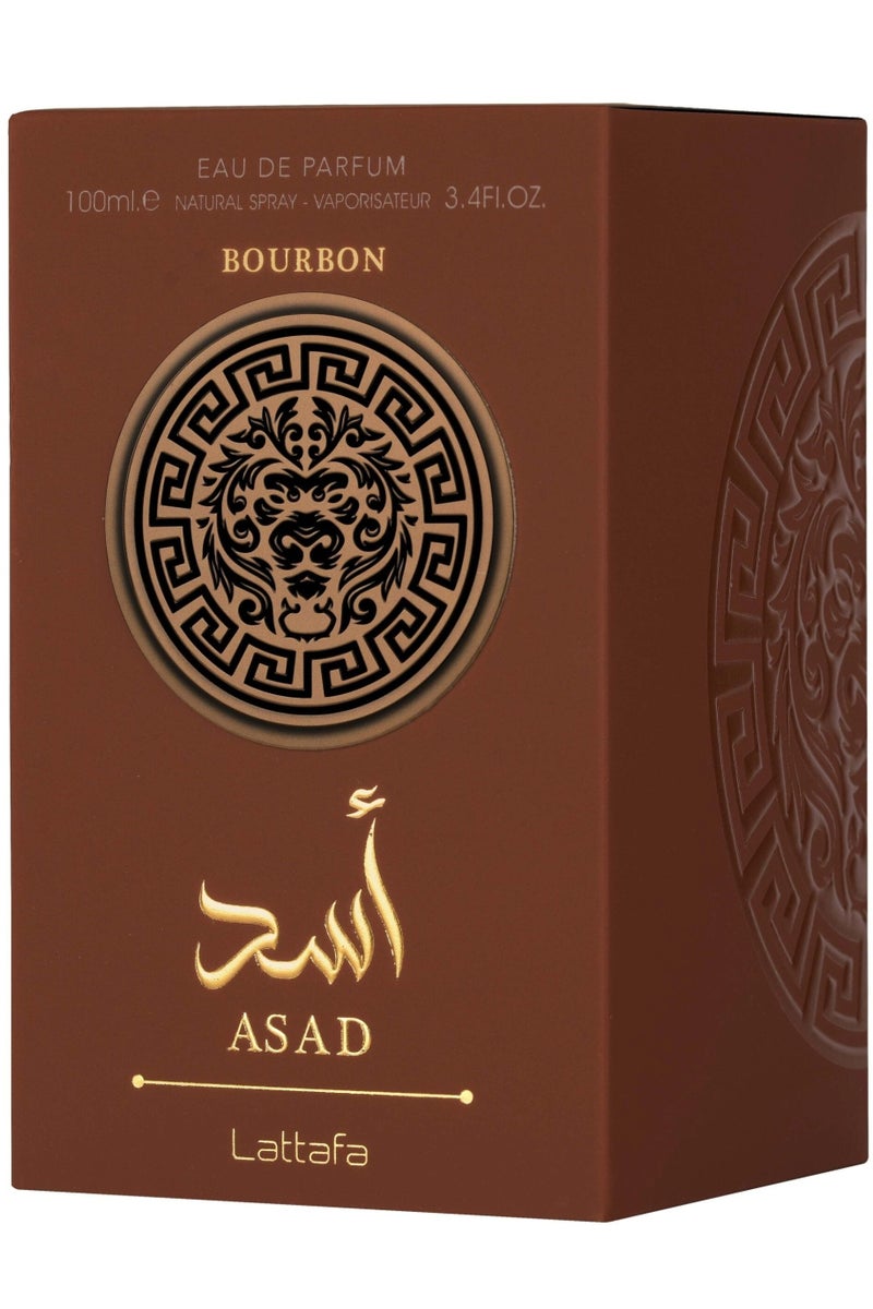 Lattafa Asad Bourbon Eau De Parfum For men - 100ml - Image 3
