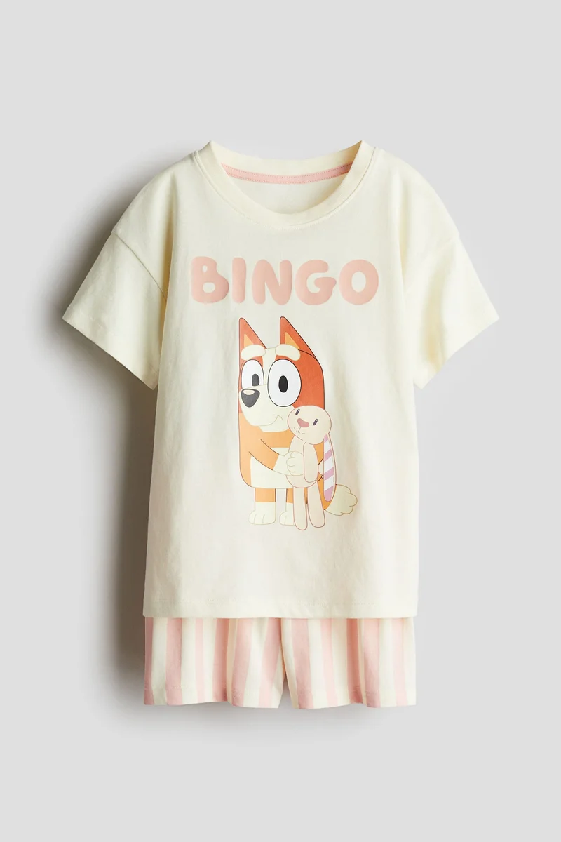 H&M Printed cotton jersey pyjamas