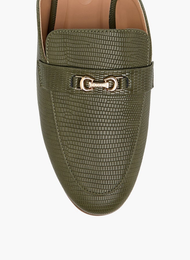 Celeste Women's Textured Slip-On Mules - Image 4