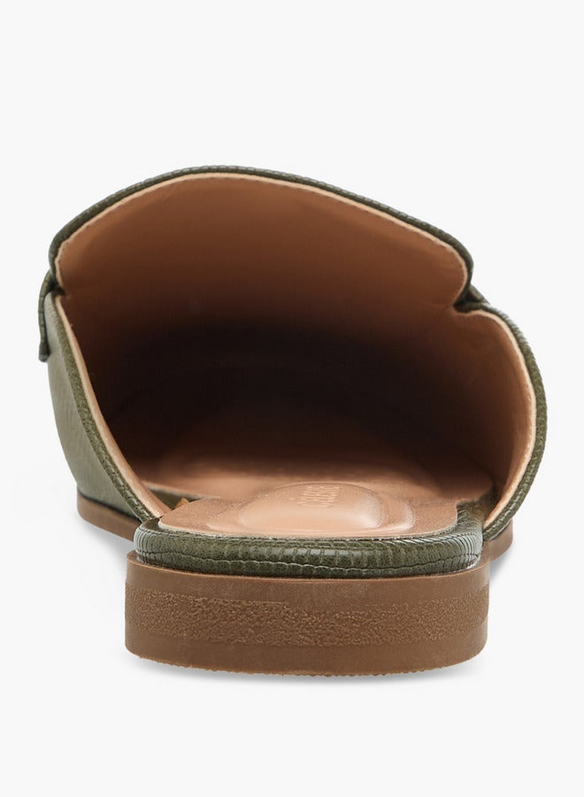 Celeste Women's Textured Slip-On Mules - Image 5