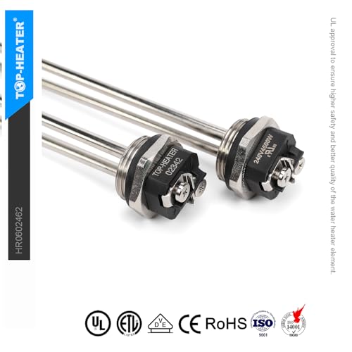 TOP-HEATER Water Heater Element 220V 4500W, Screw-in, 02342 screw-in Heater Elements By TOP-HEATER, Universal Heater Element Replacement 1Pack,Fits Most Models As AO Smith, GE, Kenmore, Maytag, Whirlpool - Image 2