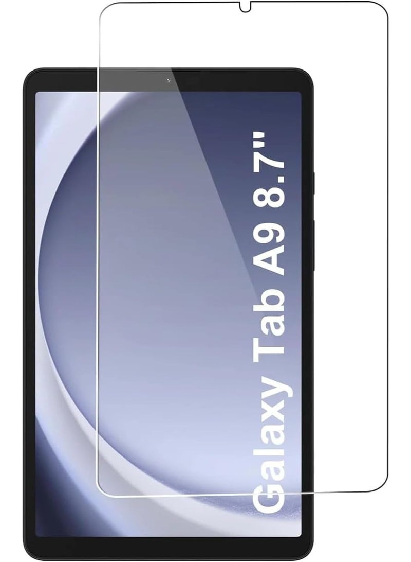 Muzz Tab A9 Screen Protector for Samsung Galaxy Tab A9 8.7 Inch, 9H Hardness Tempered Glass, HD Clear, Anti-Scratch, 2.5D Edge (Samsung Galaxy Tab A9 8.7 Inch) - Image 1