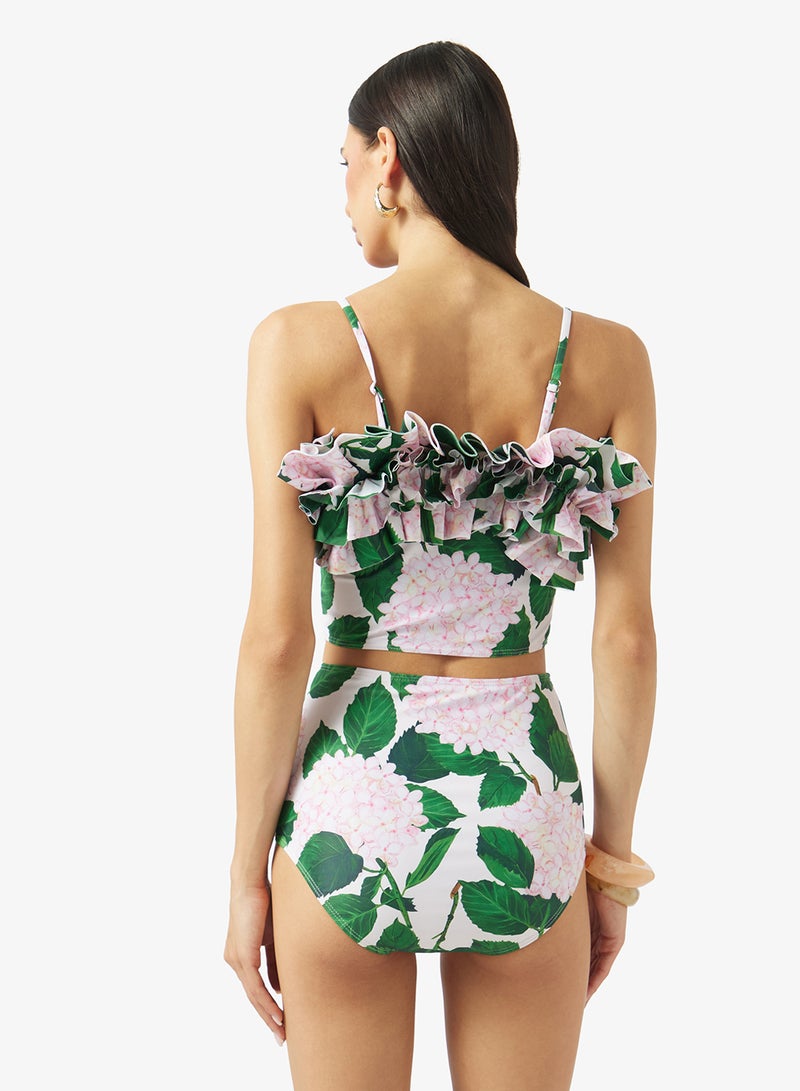 ELLA Ruffled Bikini Set With Beach Skirt - Image 2