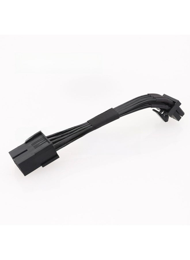 245-GPU Graphics Card Conversion Line Steering Line 8p Female/8p Male 90 Degree Elbow Black Ribbon Graphics Card Elbow Line-Color:8PIN-left Bend-Length:10CM  - Image 5