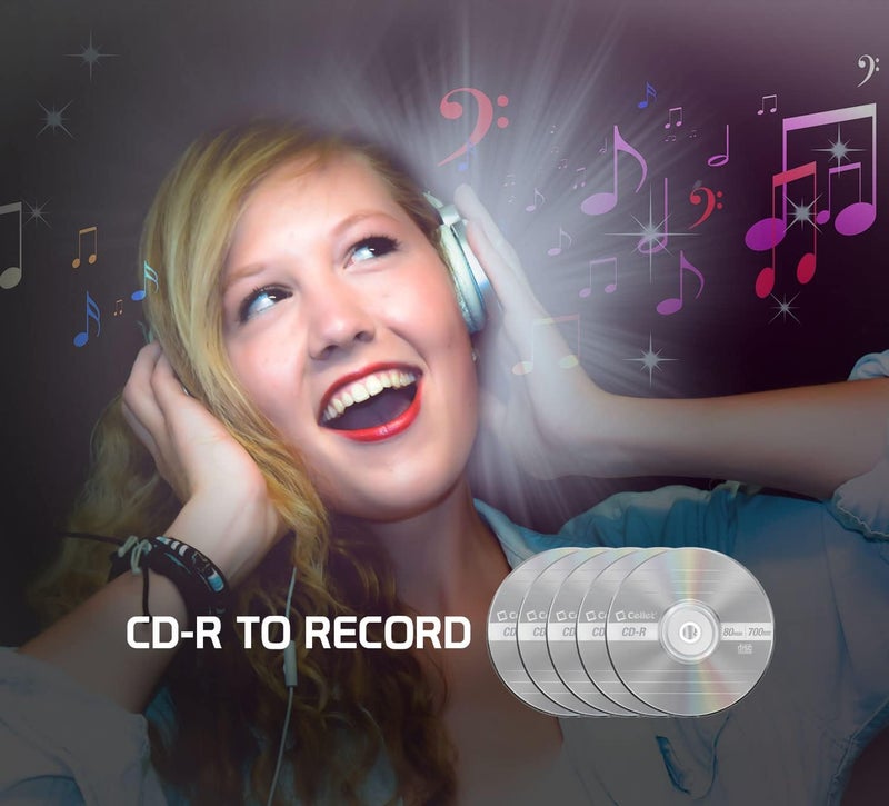 cellet CD-R 5-Pack – 700MB 80-Minute Blank Discs, 52X Speed for Data, Music, and Photo Recording - Image 5