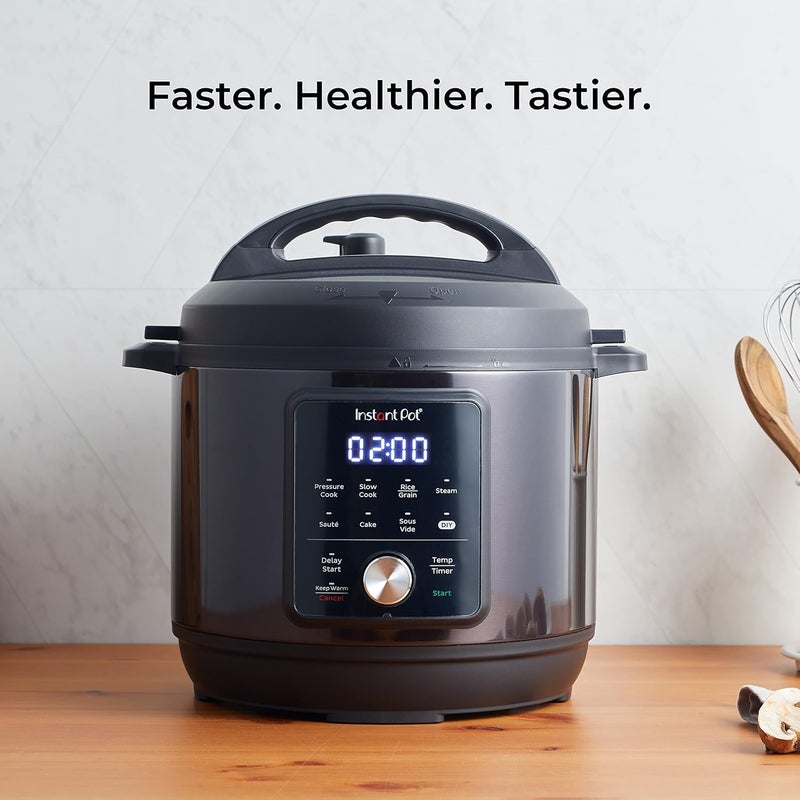 INSTANT Instant Pot 6 Litre Essential New Launch 2023 Stainless Steel 9in1 Electric Pressure Cooker Slow Cooker Rice Cooker Steamer Saute And Warmer 6 Litre Black  - Image 5
