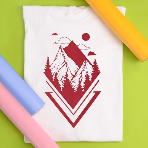 Siser EasyWeed Heat Transfer Vinyl 11.8" x 15ft Roll (Red) - Compatible with Siser, Cricut, Silhouette and Other Craft/Professional Cutters - CPSIA Certified - Image 4