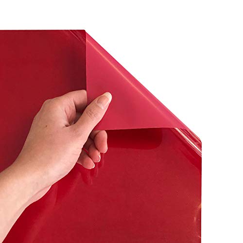 Siser EasyWeed Heat Transfer Vinyl 11.8" x 15ft Roll (Red) - Compatible with Siser, Cricut, Silhouette and Other Craft/Professional Cutters - CPSIA Certified - Image 2