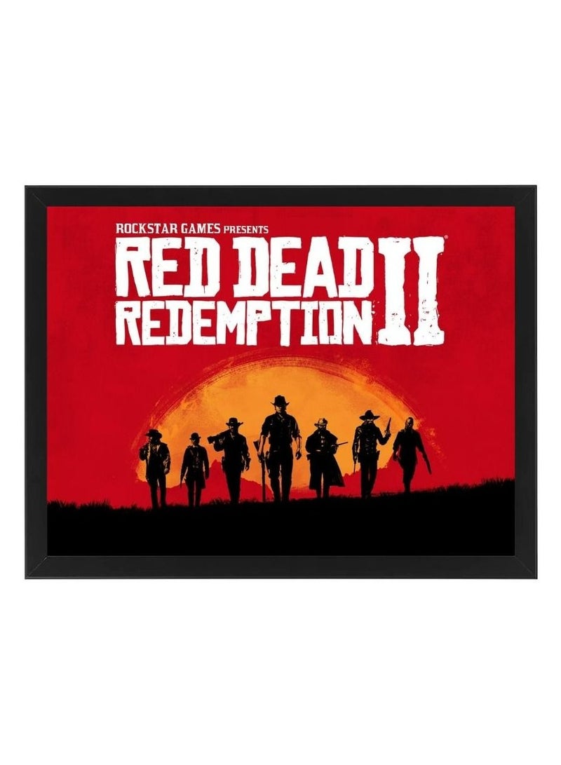MEC Digital Wall Art Poster Frame Red Dead Redemption 2 30X40 cm - Image 1