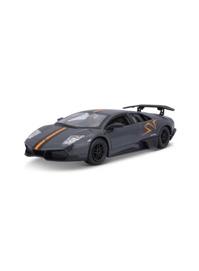 Bburago Lamborghini Murcielago LP 670-4 SV Die-cast Car (1:24, Grey) - Image 1