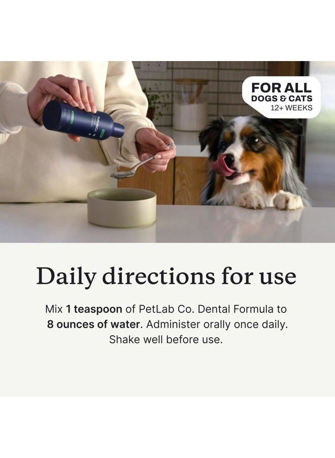 Petlab Co. Dental Formula Water Additive for Dogs | Targets Dog Plaque and Tartar Build-Up for Fresher Breath and Healthier Gums | Fresh Drinking Oral Hygiene Care (No Brush Required) - Image 4