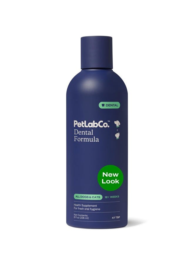 Petlab Co. Dental Formula Water Additive for Dogs | Targets Dog Plaque and Tartar Build-Up for Fresher Breath and Healthier Gums | Fresh Drinking Oral Hygiene Care (No Brush Required) - Image 1