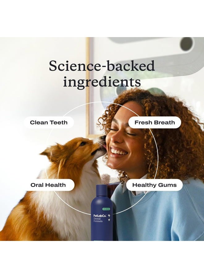 Petlab Co. Dental Formula Water Additive for Dogs | Targets Dog Plaque and Tartar Build-Up for Fresher Breath and Healthier Gums | Fresh Drinking Oral Hygiene Care (No Brush Required) - Image 3