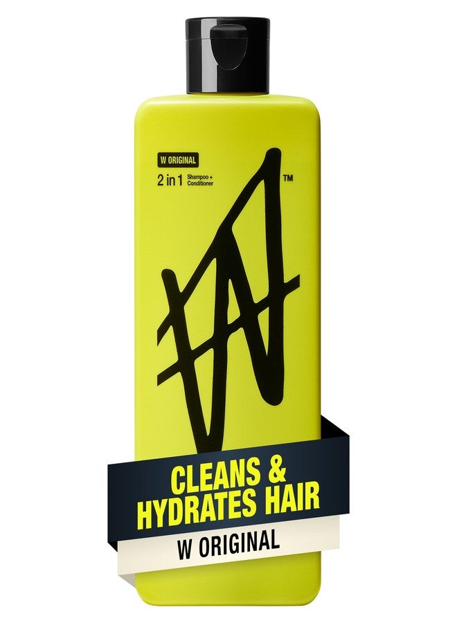 W by Jake Paul Men’s 2-in-1 Shampoo and Conditioner, Full Looking Hair, Deep Clean & Hydrating, Original Scent, 16 fl oz - Image 1