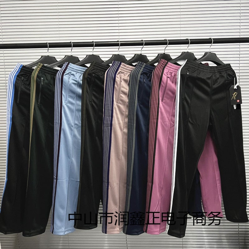 22Fw Butterfly Embroidered Logo Co-Brand Sports School Uniform Suit Men'S And Women'S Bar Ribbon Casual Sportswear Sports Pants - Image 3