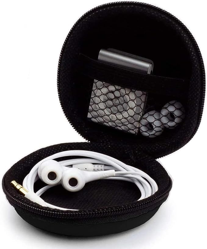 Sounce Earphone Headphone Carrying Case Pouch Cover for Earphones, Headset, Pen Drives, SD Cards, All Mobile Accessories - Black (Pack of 2) - Image 5