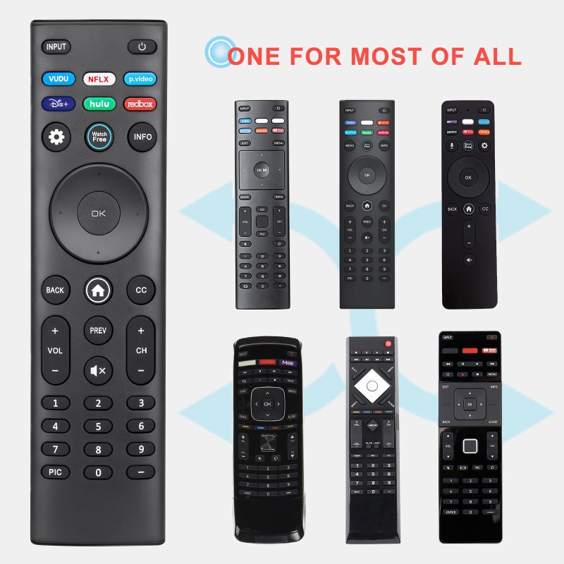 EWO'S Universal Remote Control XRT140 for VIZIO Smart TV Remote Replacement XRT136 XRT260 XRT270 Smartcast D, E, M, P, V, PX Series Smart TVs - Image 3