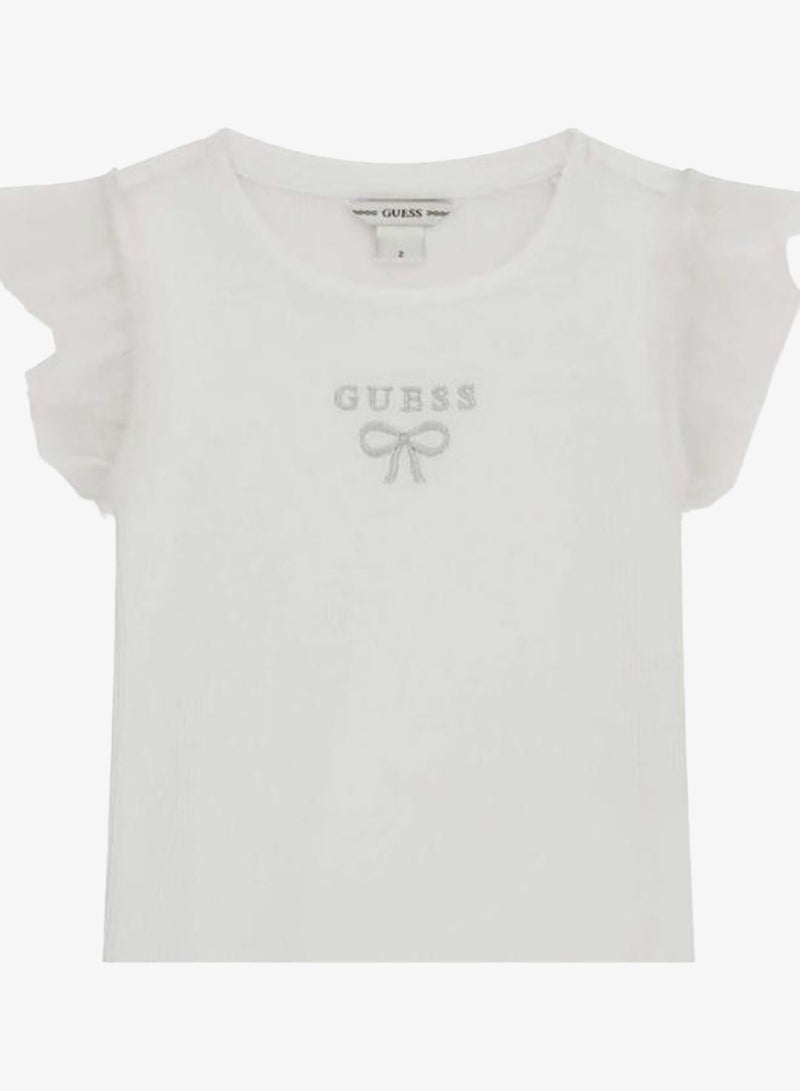 GUESS Infant Graphic Crew Neck T-Shirt - Image 3