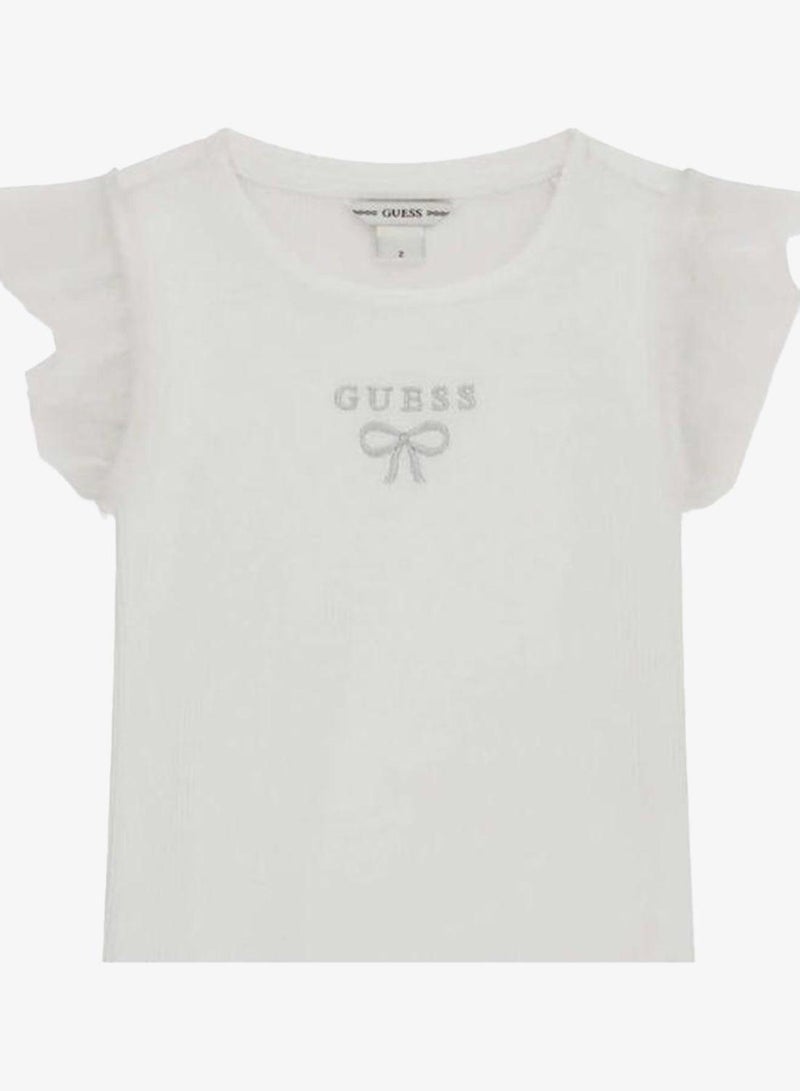 GUESS Infant Graphic Crew Neck T-Shirt - Image 4